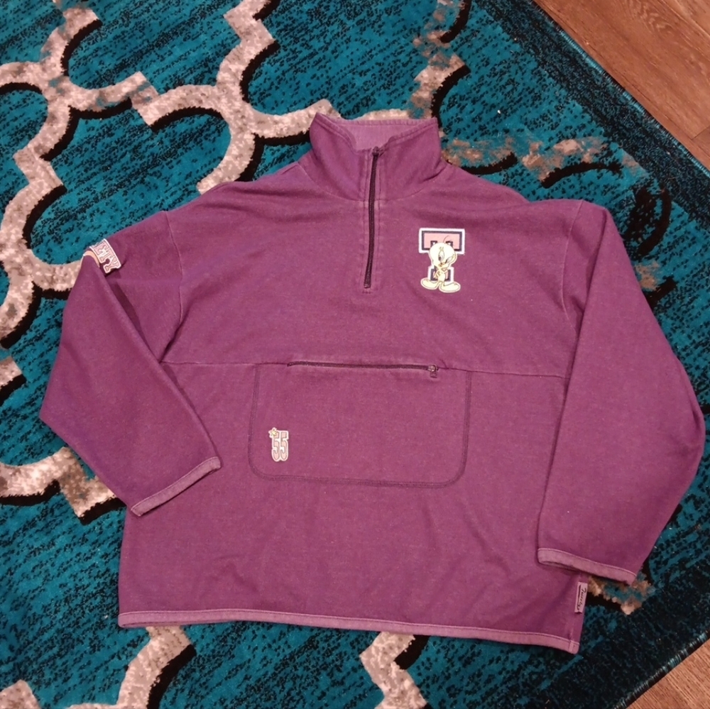 VINTAGE Y2K TWEETY BIRD POLO SWEATER